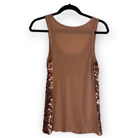 2for$25 Joe Fresh Rose Gold Pink Sequin Tank Top Size Small - Picture 12 of 12
